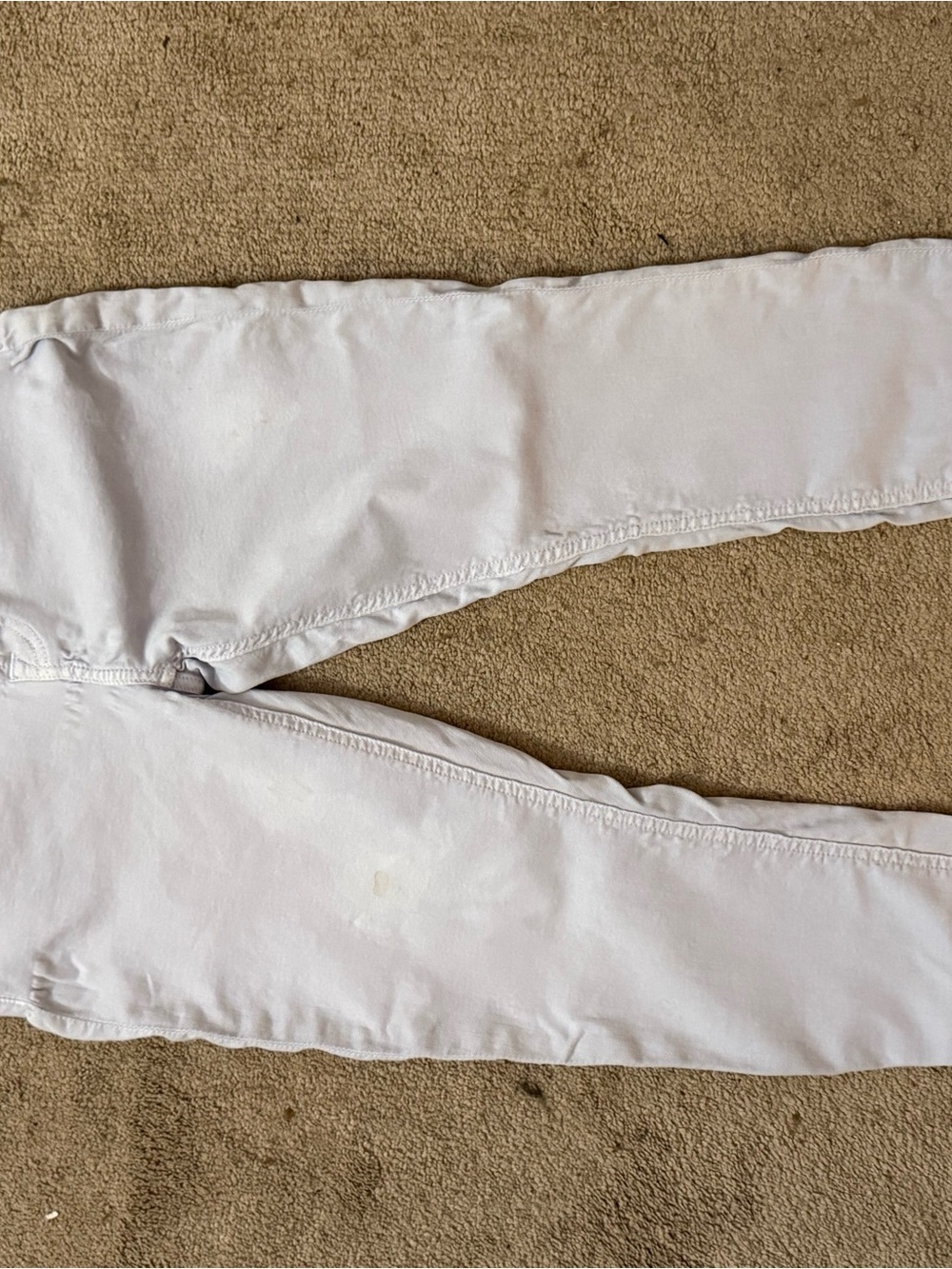 7 For All Mankind White Skinny Jeans